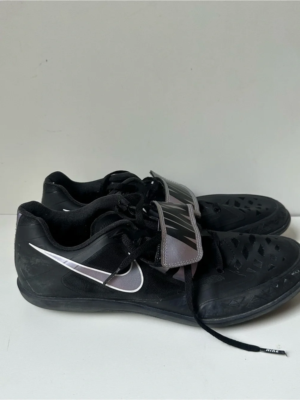 Nike Zoom SD 4 Track & Field Throwing Shoes Black Silver Men's Size 9
